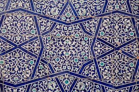 Yes star shaped patterns with the inner beautiful decorations in the blue col Fotos Stock