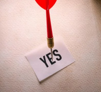 Yes Tag Paper Stock Photos