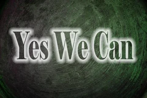 Yes we can text on background Stock Illustration