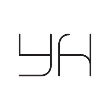 Yh initial letter vector logo icon Stock-Illustration