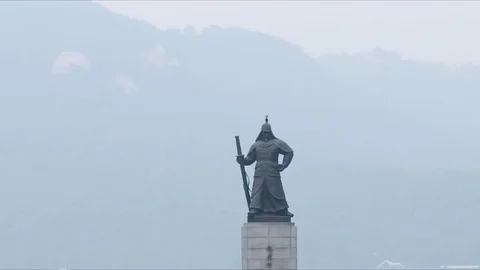 Yi Soon Shin bronze time-lapse 動画素材 80366588