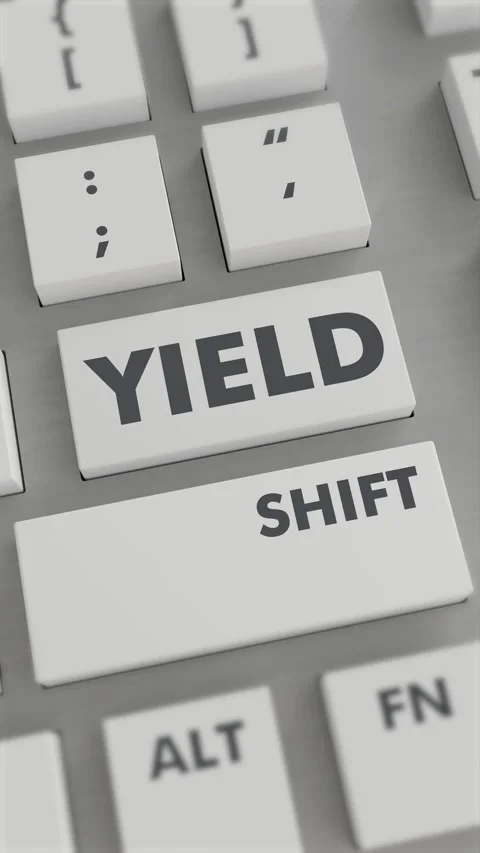 YIELD BUTTON PRESSING ON KEYBOARD Vertical Video Stock-Footage 302442269