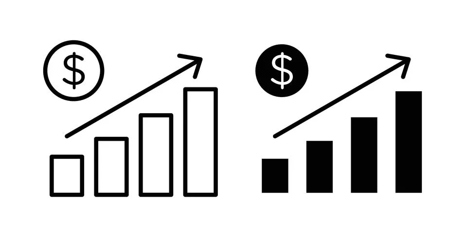 Yield icon black vector isolated on white Stock Illustration