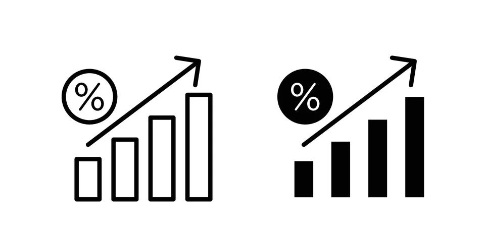 Yield icon illustration vector, icon set for apps Stock Illustration