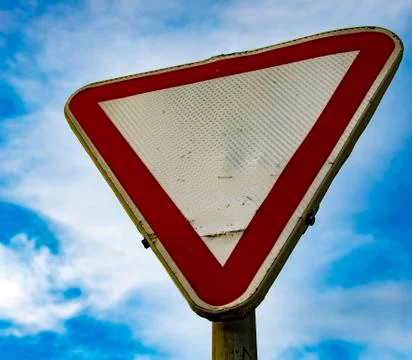 Yield Sign Stock Photos