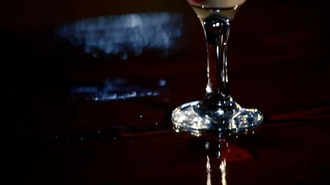 Yin and yang cocktail on the table. Stock Footage 80309361