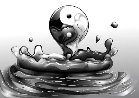 Yin and yang Stock Illustration