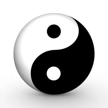 Yin and Yang Stock Illustration