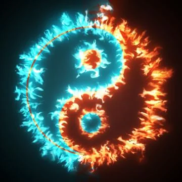 Yin and Yang Stock Illustration