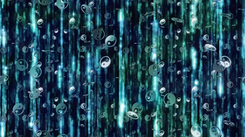 Yin Yang Background LOOP TILE. This text... | Stock Video | Pond5