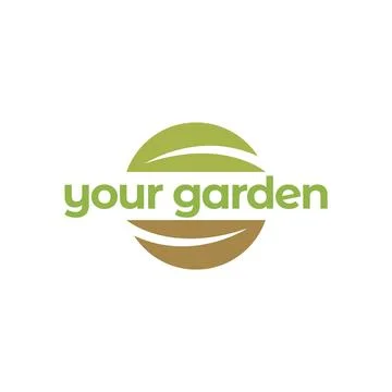 Yin yang circle leaf garden green logo design, vector graphic symbol icon i.. Stock Illustration