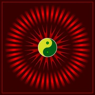 Yin Yang Design Illustrazione stock