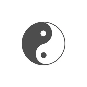 Yin Yang icon. Elements of web icon. Premium quality graphic design icon. Signs イラスト素材