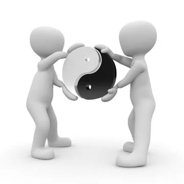 Yin yang Stock Illustration