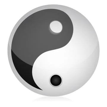 Yin yang Stock Illustration