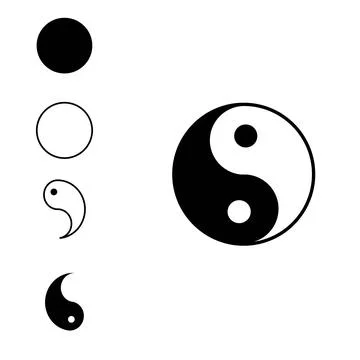 Yin yang Stock Illustration