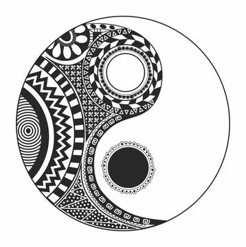 Yin Yang Stock Illustration