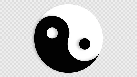 Yin Yang symbol. Stock Footage 171382952