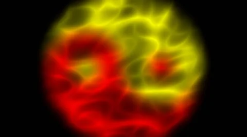 Yin-yang symbol of harmony Stock Footage 40739674