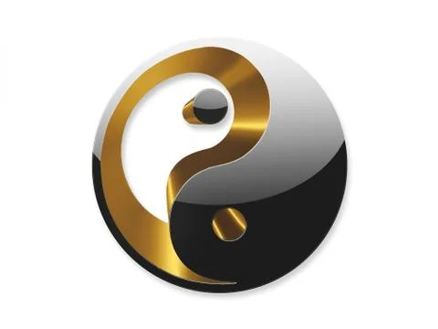 Yin yang symbol Stock Illustration