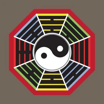 Yin yang vector 스톡 일러스트