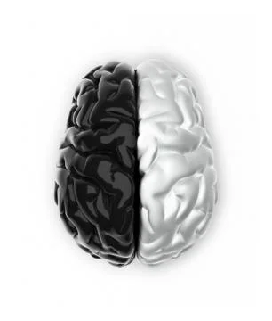 Ying and yang mind Stock Illustration
