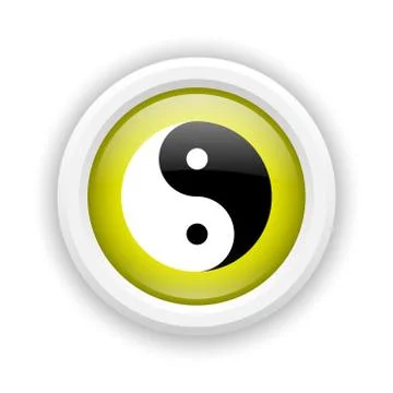 Ying yang icon Stock Illustration