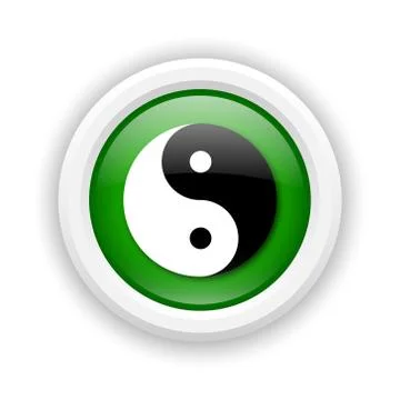Ying yang icon Stock Illustration