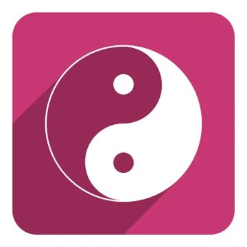 Ying yang icon Stock Illustration
