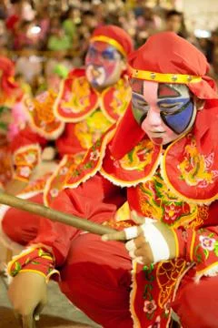 Yingge (eng kor) dancing Stock Photos