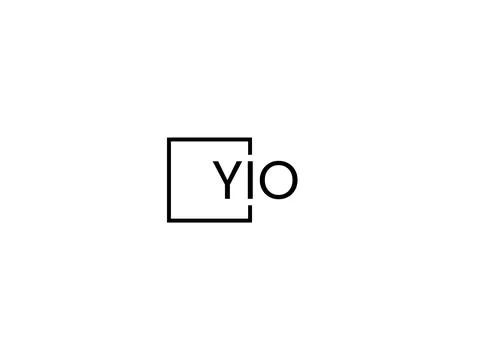 YIO letter initial logo design vector illustration Stock Illustration