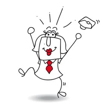 Yippee karen Stock Illustration