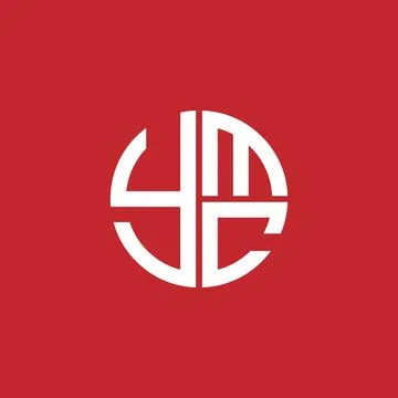 YMC logo YMC icon YMCvector YMC monogram YMCletter YMCminimalist YMC Circle.. Stock Illustration