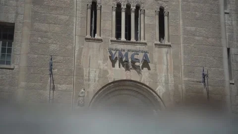 YMCA Historical Building Video stock 218979639