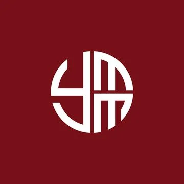 YMM logo YMM icon YMMvector YMM monogram YMMletter YMMminimalist YMM Circle.. Stock Illustration