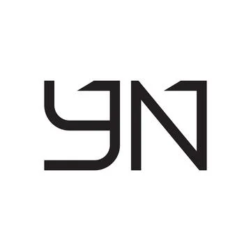 Yn initial letter vector logo icon Stock Illustration
