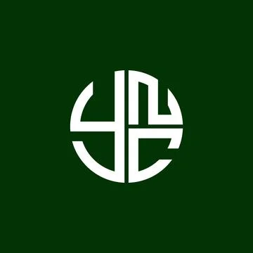 YNC logo YNC icon YNCvector YNC monogram YNCletter YNCminimalist YNC Circle.. Stock Illustration