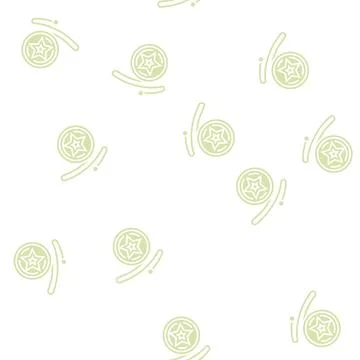 Yo-yo play tool glyph seamless pattern Stock Illustration