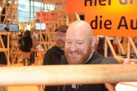 Yoann alias Yoann Chivard, comic artist, Frankfurt Bookfair / Buchmesse Fr... Stock Photos