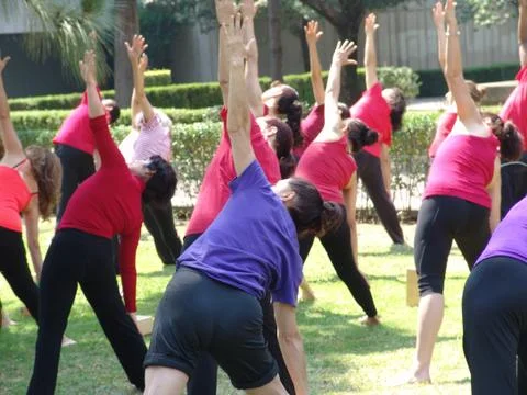 Yoga 3 Foto stock