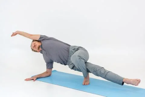 Yoga asanas Stock Photos