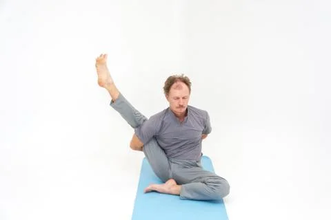 Yoga asanas Stock Photos
