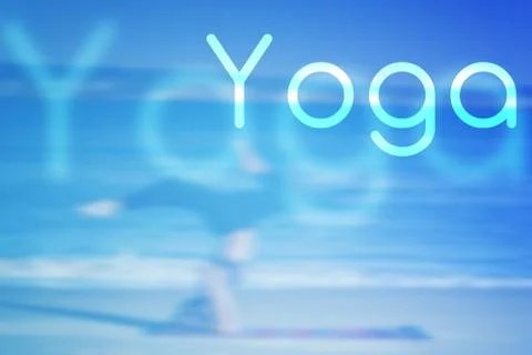 Yoga Background Stock Illustration