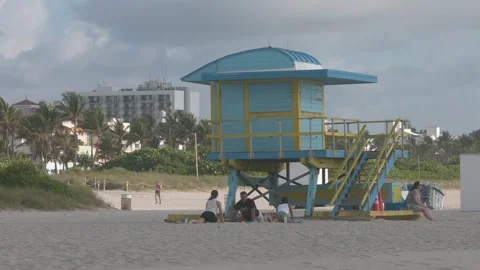 Yoga On The Beach Stock Footage 311547890