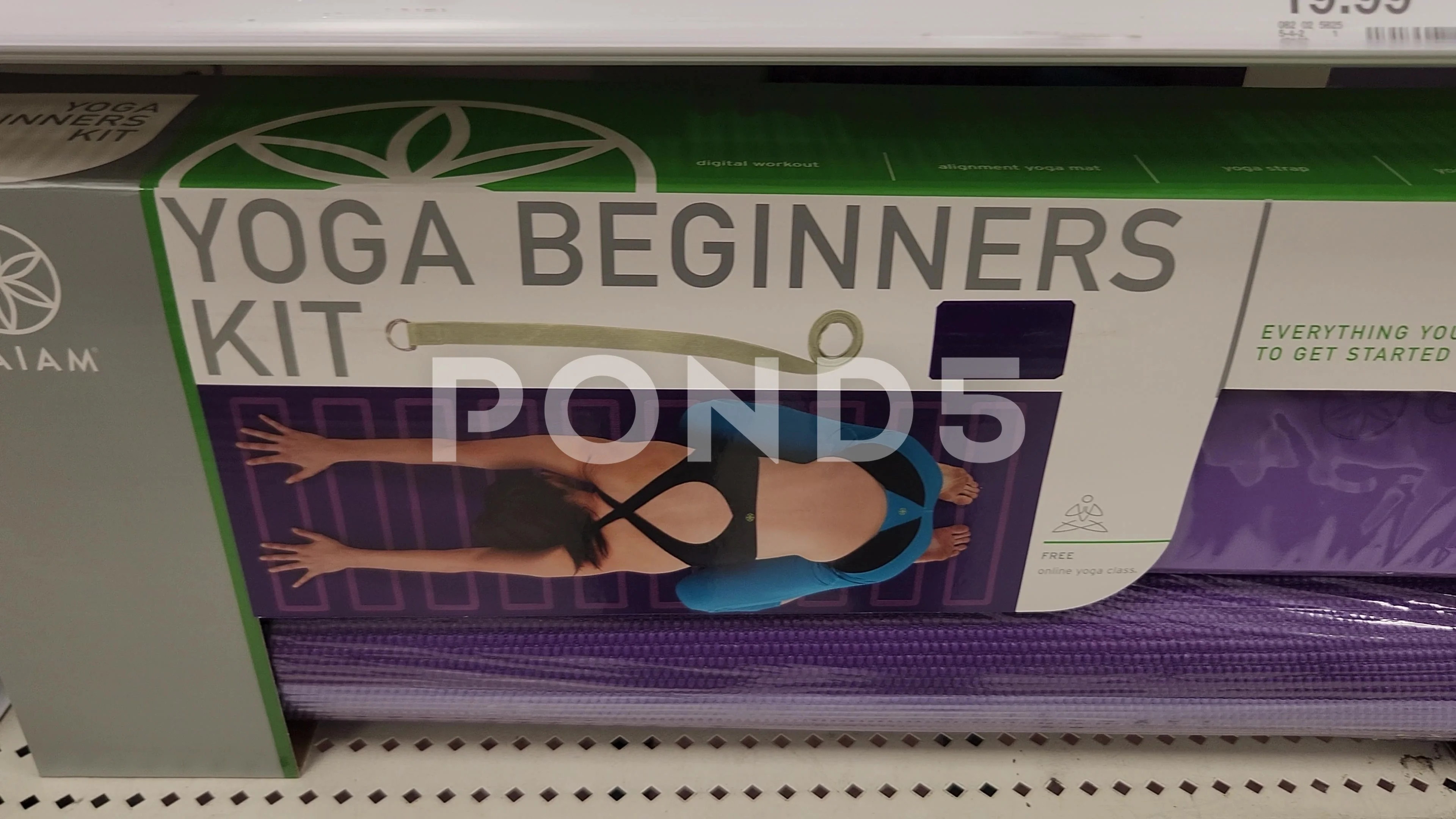 Yoga for Beginners Kit - Purple