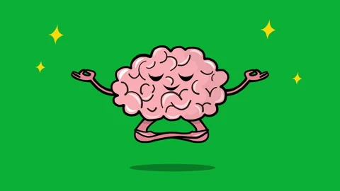 Yoga brain isolated, Stock Footage 247331256