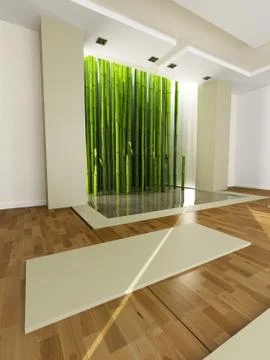 Yoga centre Stock Illustration