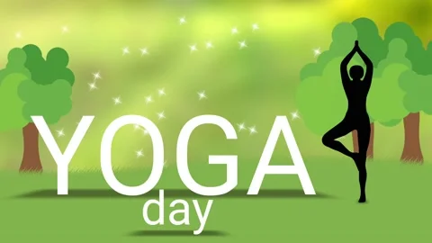 Yoga day Stock Footage 194954513