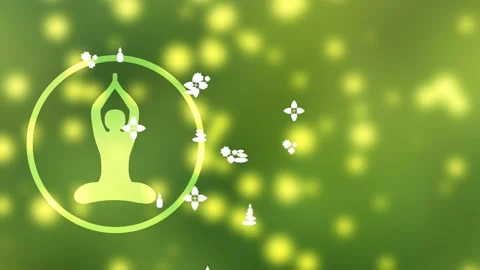 Yoga in environment Stock Footage 194954100
