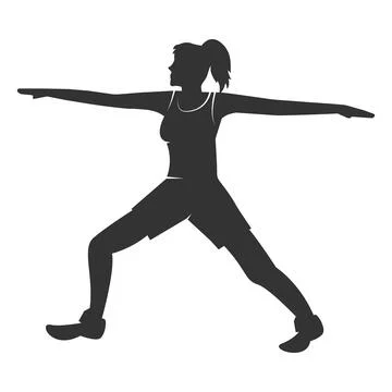 Yoga exercise vector illustration Illustrazione stock